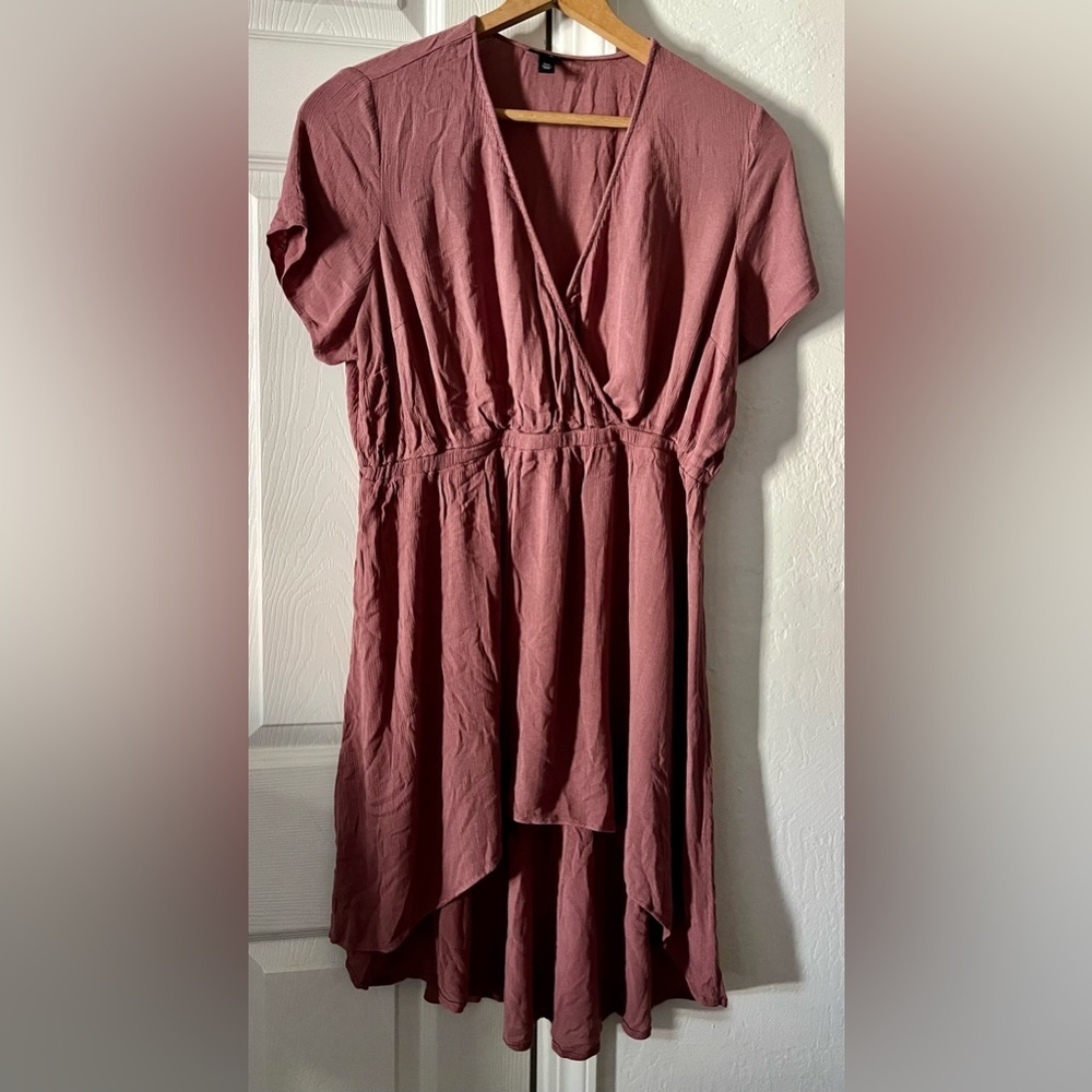 Torrid Dusty Rose High Low Women’s Dress Plus size 00 - Picture 1 of 2